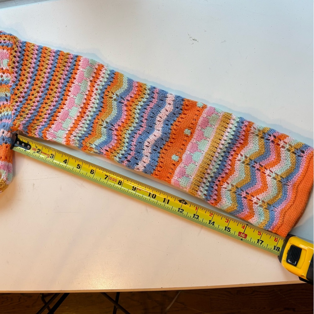 Colorful Acrylic Knit Dress - Picture 2 of 5